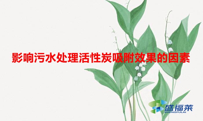 影響污水處理活性炭吸附效果的因素(水處理活性炭效果與哪些因素有關)